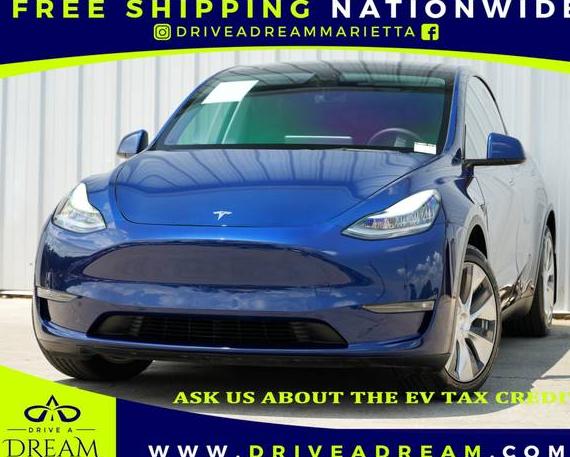 TESLA MODEL Y 2021 5YJYGDEE7MF148857 image
